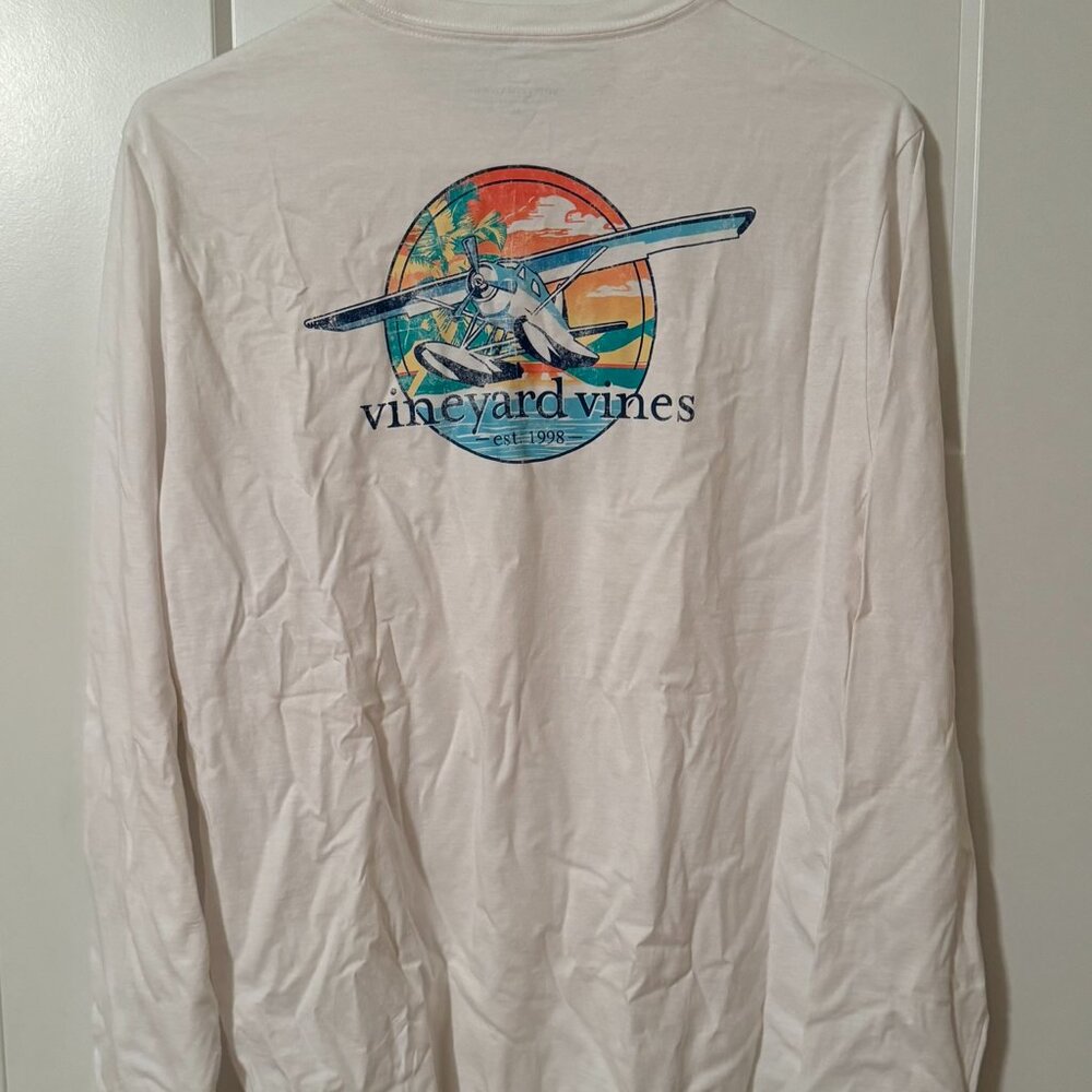 Vineyard Vines Long Sleeve Plane Tee Kids XL